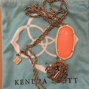 Coral Kendra Scott Rayne necklace
